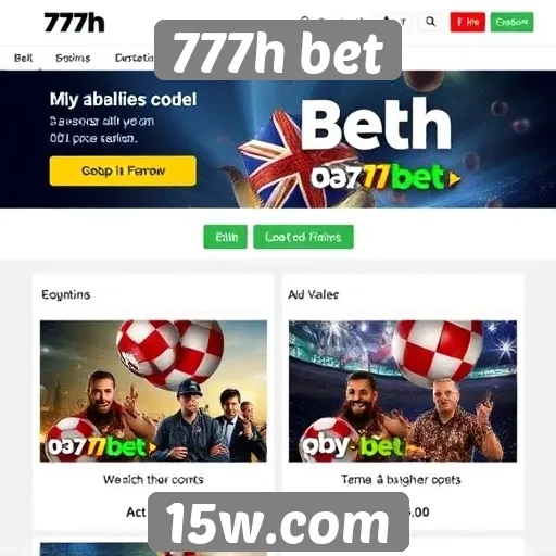 Promoções e bônus disponíveis no 777h bet